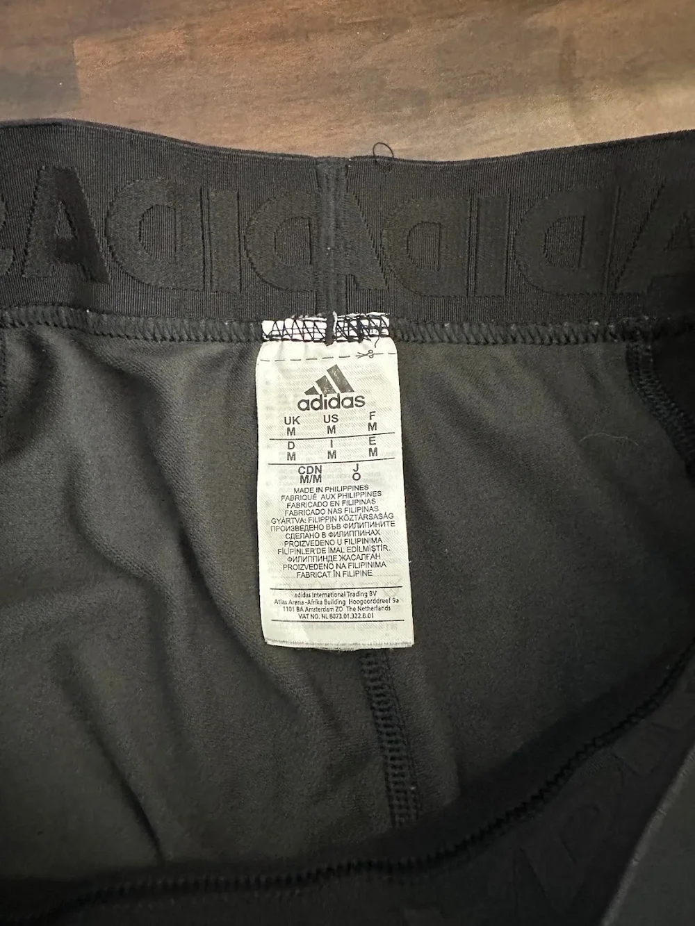 Adidas Alphaskin ASK SPR TIG Activewear Leggings Black Men Medium